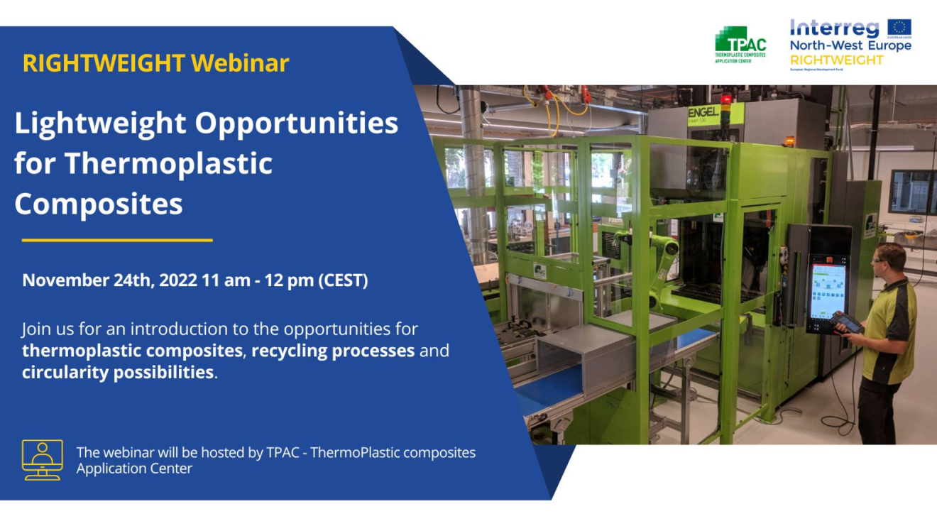 Webinair “Lightweight Opportunities for Thermoplastic Composites＂